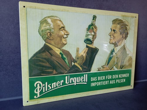 Pilsner urquell blechschild - pilsner,