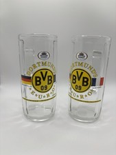 BVB 09 Sammelglas Europa Pokalsieger 1966 Dortmund Bierkrug Henkel Glas 0,3 l