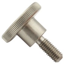 Rändelschrauben hohe Form M3 M4 M5 M6 - DIN 464  aus Edelstahl A1 -Stellschraube