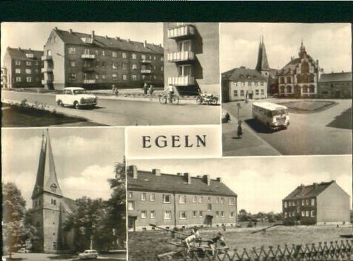 Egeln marktplatz kirche - egeln,