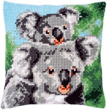 Vervaco PN-0158399 Kreuzstichkissen Koala mit Baby