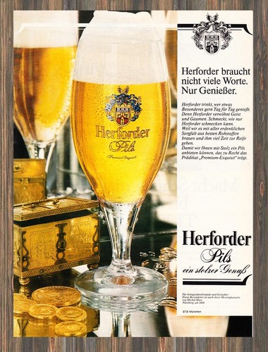 Herforder pils reklame - pils,