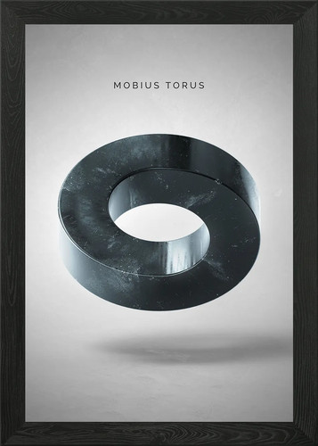 Mobius torus gerahmtes - mobius,