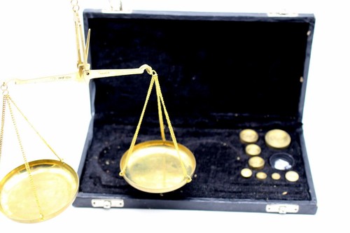 Antike apotheker waage mit - apotheker,