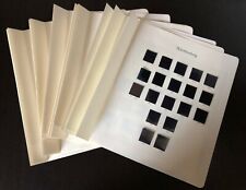 Selbstgestaltete Vordrucke Württemberg, gebraucht mit Hawid-Klemmtaschen 