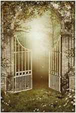 Wallario Garten Balkon Poster