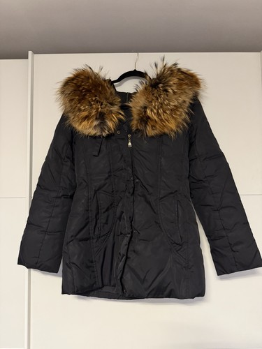 Daunenjacke parka echtfell - daunenjacke,