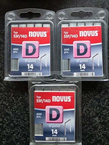 3x600 tackerklammern novus - 3x600,