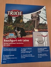 Hundeleine Trixie Bauchgurt mit Leine Nr. 1275 und Trinkflasche unbenutzt OVP