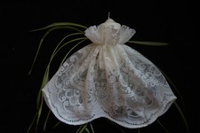 Kerzenschmuck Tropfschutz  Kommunion Taufe  creme(D3,5-5cm)