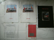 Paket 5x Prospekt Brochure Toyota Tercel 4x4 Allrad Preisliste Zubehör 84 85.