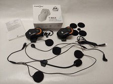 2x Motorrad Helm Headset