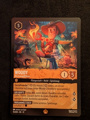 Disney lorcana woody - disney,