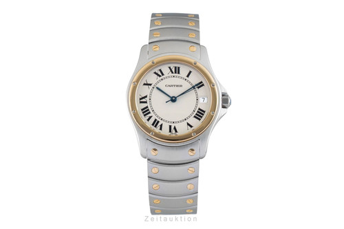Cartier santos ronde stahl - cartier, /