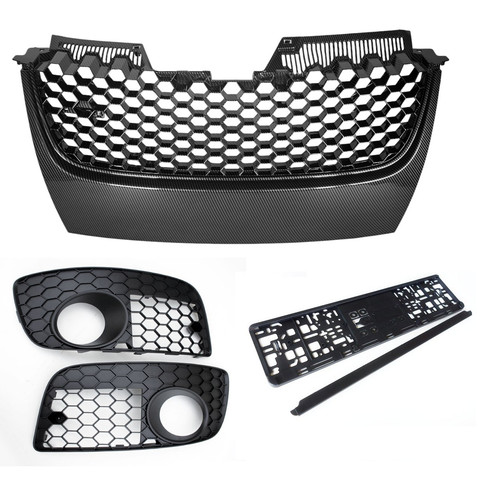 Wabengrill carbon look - wabengrill,