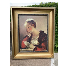 Fragonard lettre kunstdruck - fragonard,