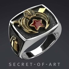 Shriner Ring Freimaurer 925