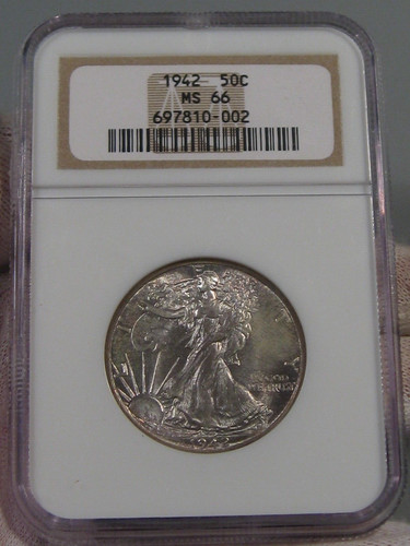 Gem 1942 walking liberty - bu,