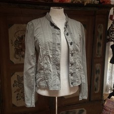 Hippes Jäckchen im Military Style Gr S, hellgrau, tailliert NOA NOA grünton grün