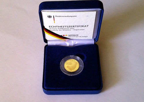 Euro goldmünze rückkehr - 20,