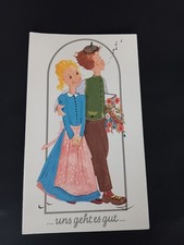 DDR Künstler-Grusskarte ohne