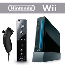 Nintendo Wii Konsole schwarz +