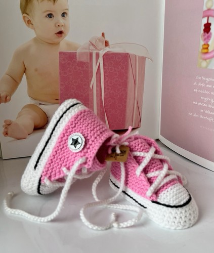 Babyschuhe chuck 10cm rosa - chuck,