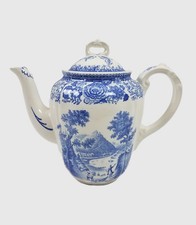 Villeroy & Boch Burgenland blau Kaffeekanne Kanne 17 cm 0,85 l Vintage 1960er