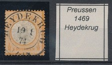 821635) DR Brustschilde Mk. m. nachverw. Preußen K2 Stpl. Heydekrug (1469)