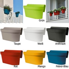 Geländertöpfe 7 Farben in 4