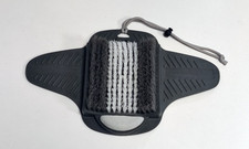 Dusch-Fußschrubber-Matte grau Silikon Fuss Massage Bürste mit Bimsstein