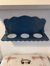 Vintage Emaile Regal Wandregal Topfhalter Soda Sand Seife Küche