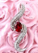 Edelstein-Anhänger 925 Silber