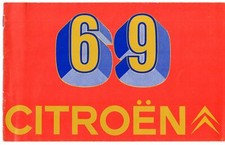 Citroen Range 1968-1969 UK