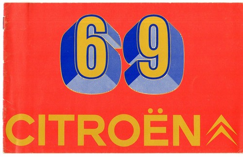 Citroen range 1968 - range, 1968-1969