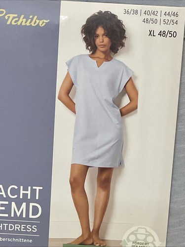 Damen nachthemd blau 50 - damen,