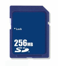 256MB SD Speicherkarte Standard Secure Digital Generisch Neu M/Hülle