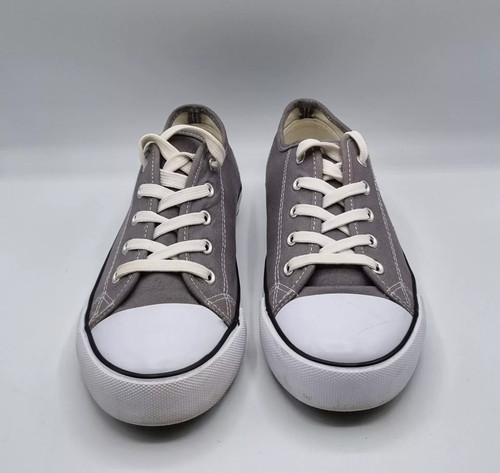 Graue canvas sneaker 41 - graue, gr.