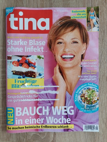 Frauenzeitschrift tina 25 - frauenzeitschrift, "
