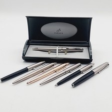 Konvolut Parker Sonnet Kugelschreiber Ballpen Füller Edelstahl Schwarz 