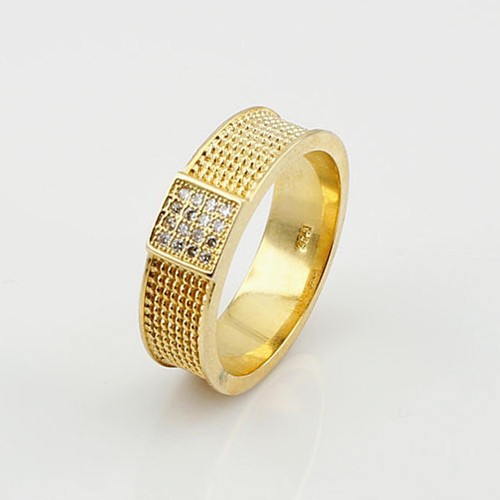 Herren damen ring zirkonia - ring,