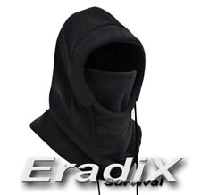 EradiX Sturmhaube Fleece Balaclava Winter Ski Maske Kopfbedeckung Schwarz