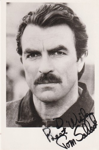 Tom selleck original - selleck, autogramm