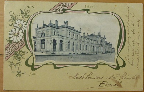 Bahnhof bonn 1903 - ak,