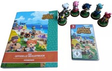 Animal Crossing New Horizons Switch Spiel, Begleitbuch & 6x Amiibos - TOP!! ✅