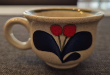 Wächtersbach Keramik Tasse Minitasse Blumendekor