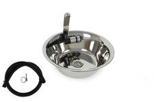 Edelstahl Spülbecken Camping Waschbecken Integriert+ Ablauf 28cm Wohnmobil Carav