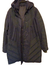 BERGANS Daunenmantel in Gr. XL (42-44) Dunkelblau mit Strickbündchen