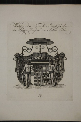 Wappen kupferstich - kupferstich:, des
