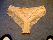 Damen SLIP in Beige mit SPITZE